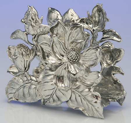 Magnolia (Aluminum, Hollowware) Napkin Holder