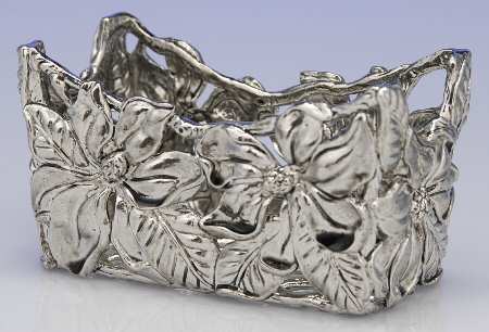Magnolia (Aluminum, Hollowware) Sweetener Holder