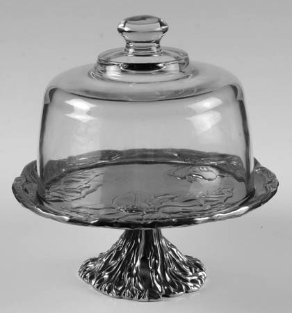 Magnolia (Aluminum, Hollowware) Dome Server with 8" Tray