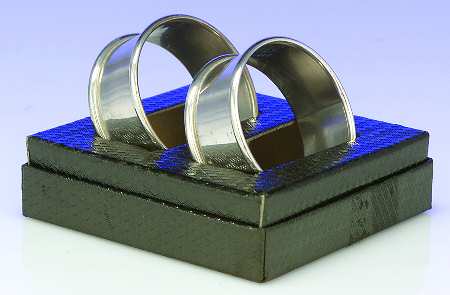 S17 (Sterling, Hollowware) Napkin Ring - Set of 2