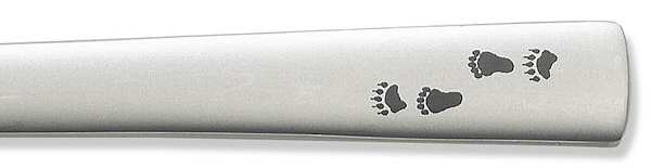 Black Bear Tracks (Stainless) New French Solid Knife