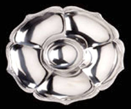American Traditional (Aluminum, Hollowware) 2 Piece Chip & Dip Set