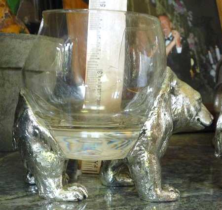 American Wilderness (Aluminum, Hollowware) Grizzly Bear Roly Poly/Double Old Fashioned