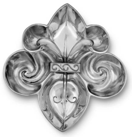 Fleur de Lis (Aluminum, Serveware) 4 Part Divided Server