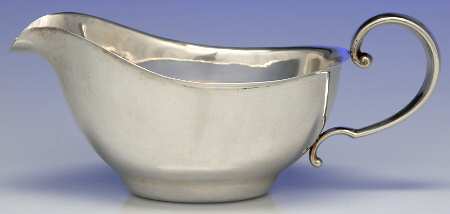 1240 (Sterling, Hollowware) Sterling Gravy Boat No Underplate
