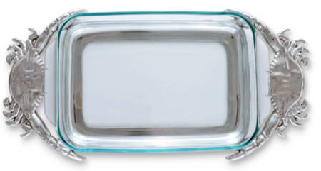 Wonders of the Water (Aluminum, Serveware) 21" Casserole Holder & Pyrex Liner