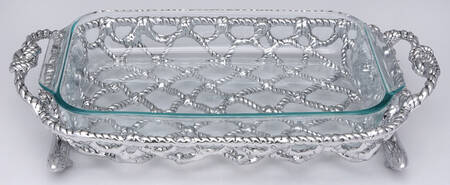 Wonders of the Water (Aluminum, Serveware) 18" Casserole Holder & Pyrex Liner