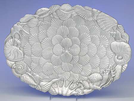 Wonders of the Water (Aluminum, Serveware) 18" Oval Serving Platter