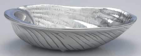 Wonders of the Water (Aluminum, Serveware) 8" Shell Shape Bowl