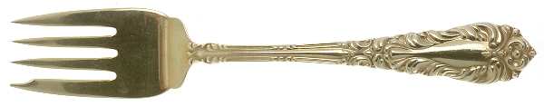 Athene-Gold Vermeil (Sterling) Individual Salad Fork