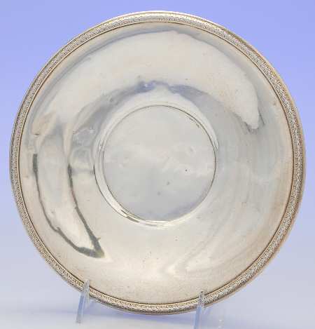 H66-3 (Sterling, Hollowware) 9" Sandwich Plate