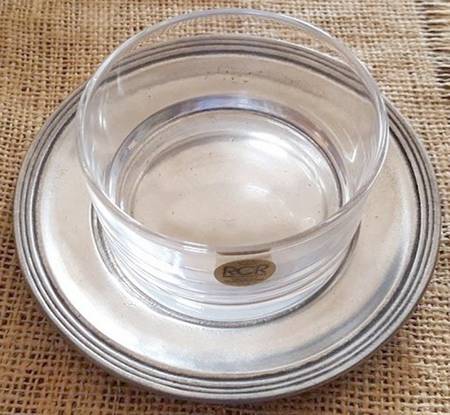 Tavola (Pewter, Hollowware) Round Butter No Lid