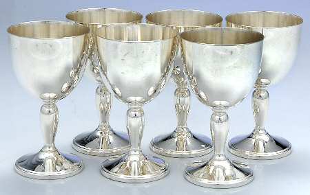 116 (Silverplate, Hollowware) Water Goblet - Set of 6