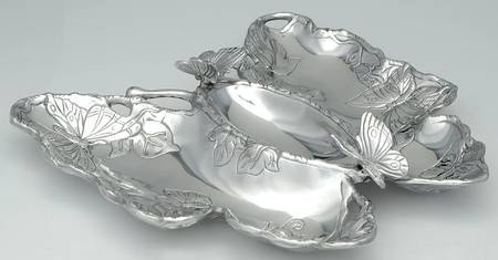 Butterfly (Aluminum, Serveware) Tray for Chip & Dip Set
