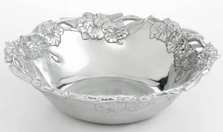 Orchid (Aluminum, Hollowware) 12" Salad Serving Bowl