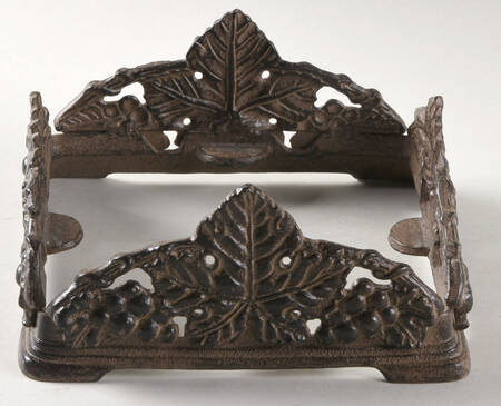 Grape Tuscan (Metal, Hollowware) Metal Stand for Large Ceramic Canister