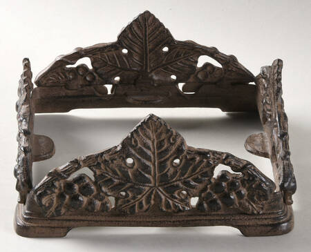 Grape Tuscan (Metal, Hollowware) Metal Stand for Small Ceramic Canister