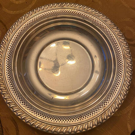S235 (Sterling, Hollowware) 6" Pierced Bon Bon