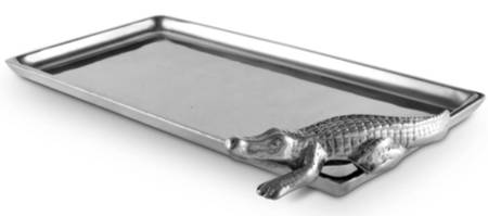Alligator (Aluminum, Hollowware) 12" Rectangular Tray