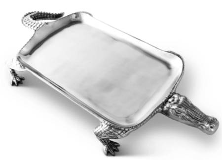 Alligator (Aluminum, Hollowware) 21" Rectangular Platter