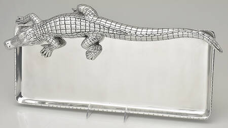 Alligator (Aluminum, Hollowware) 19" Rectangular Tray