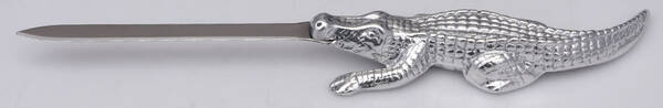 Alligator (Aluminum, Hollowware) Letter Opener with Stainless Blade