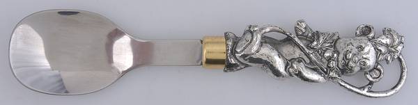 Baby (Aluminum, Hollowware) Spoon-Baby/Straight Handle