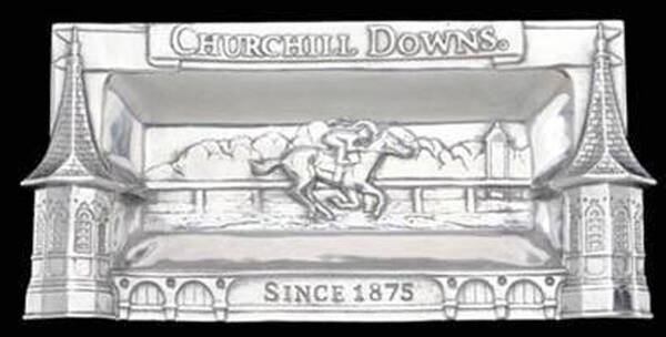 Kentucky Derby (Aluminum, Hollowware) 12" Rectangular Tray