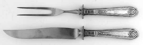 ALS17 (Sterling) Small Stainless Blade 2-Piece Steak Carving Set