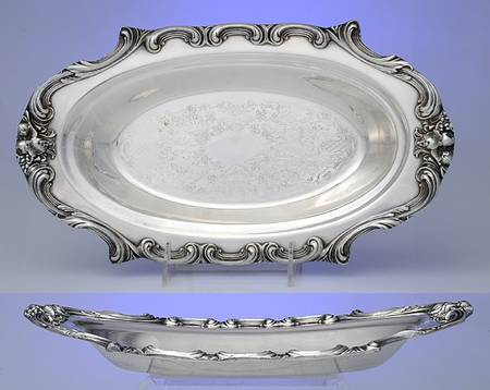 1720 (Silverplate, Hollowware) 12" Bread Tray