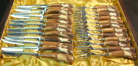 AWJ4 (Stainless) Individual Steak Knife Hollow Handle