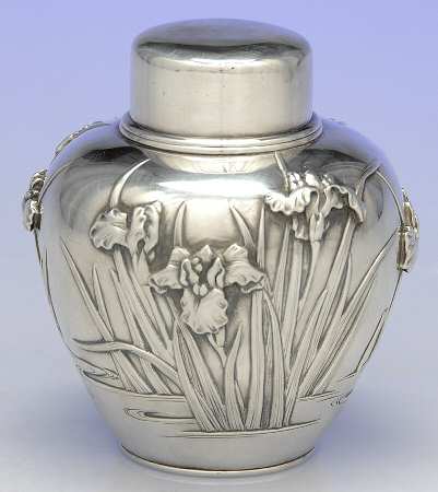 A3B1 (Sterling, Hollowware) Tea Caddy & Lid