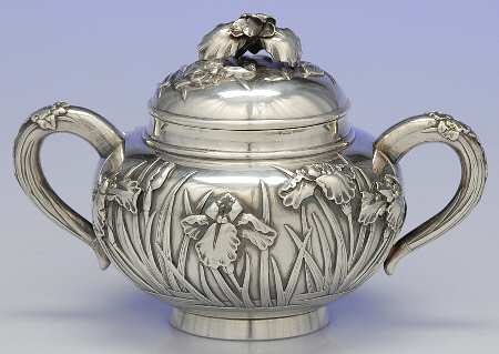 A3B1 (Sterling, Hollowware) Sugar Bowl & Lid