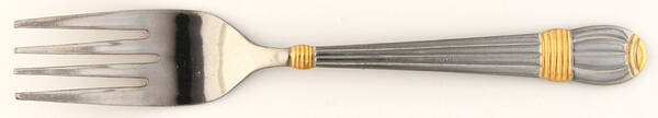 ACV5 (Stainless, Gold Accent) Individual Salad Fork