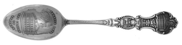States & Cities Souvenir Spoons(Sterling) Washington DC Teaspoon