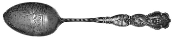 States & Cities Souvenir Spoons(Sterling) New York Five O'Clock Spoon