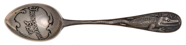 States & Cities Souvenir Spoons(Sterling) Florida Demitasse Spoon