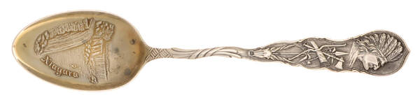 States & Cities Souvenir Spoons(Sterling) New York Five O'Clock Spoon