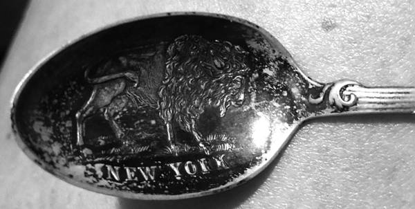 States & Cities Souvenir Spoons(Sterling) New York Teaspoon