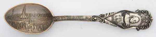 States & Cities Souvenir Spoons(Sterling) Pennsylvania Demitasse Spoon