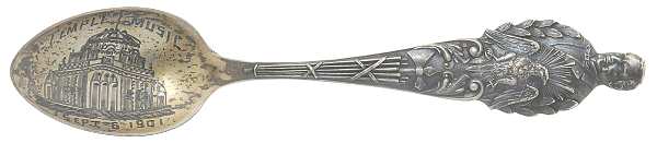 States & Cities Souvenir Spoons(Sterling) New York Demitasse Spoon
