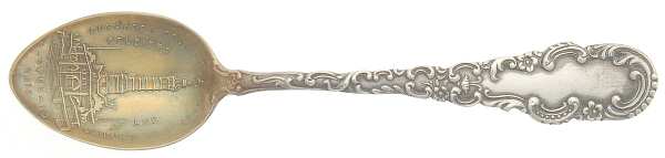 States & Cities Souvenir Spoons(Sterling) Ohio Demitasse Spoon