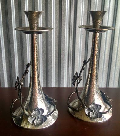 Black Orchid (Giftware) 11" Candlestick