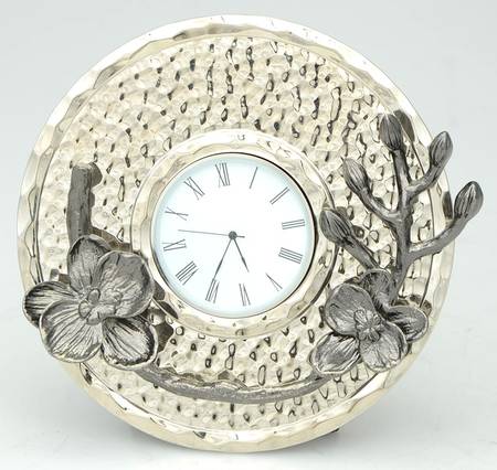 Black Orchid (Giftware) Clock