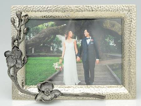 Black Orchid (Giftware) Frame-Holds 5" X 7" Picture