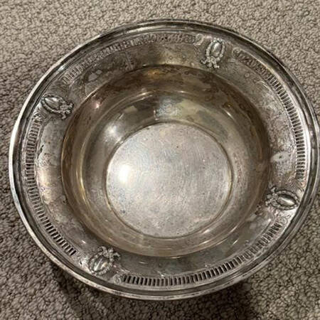 186 (Sterling, Hollowware) 9" Round Vegetable Bowl