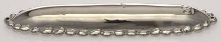 Molten (Stainless, Hollowware) Mezuzah without Scroll, Solid Piece