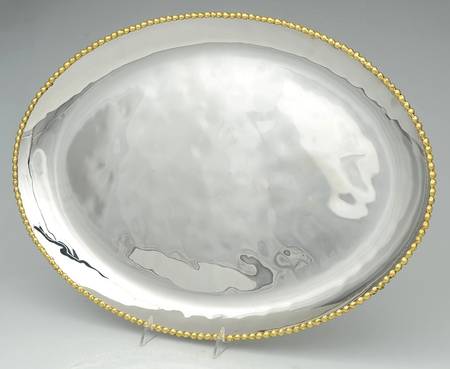 Molten (Stainless, Hollowware) 21" Oval Serving Platter