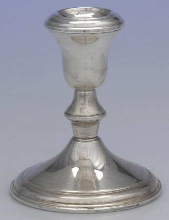 A4M1 (Sterling, Hollowware) Weighted Candleholder