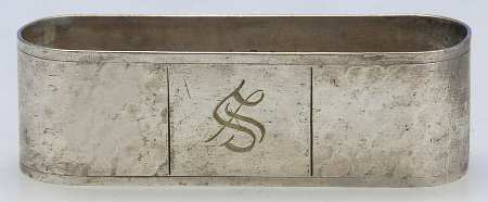 3594 (Silverplate, Hollowware) Oblong Napkin Ring